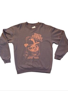 Disco Cowboy Graphic Crewneck‎ Sweatshirt